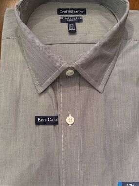 croft & barrow | Shirts | Croft Barrow Small Blue Work Shirt Long Sleeve Reliable And Stylish